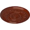 Ekena Millwork Marseille Ceiling Medallion (Fits Canopies up to 4 1/4"), Hand-Painted Firebrick, 16 1/8"OD x 5/8"P CM16MAFIF - alternate 2